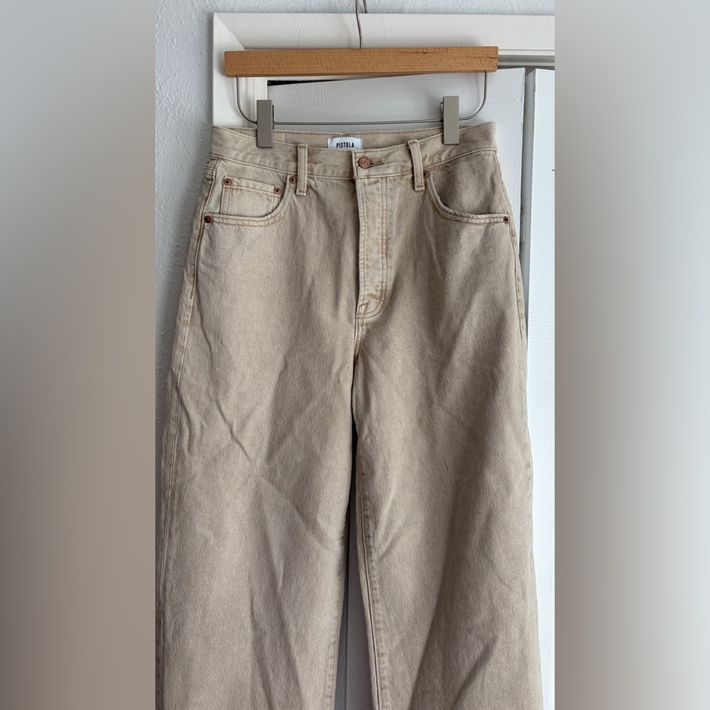 Pistola Ryder High-Rise Straight-Leg Cuffed Jeans - Picture 7 of 16